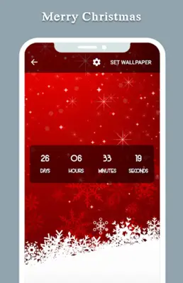 Christmas Countdown Live Wallp android App screenshot 1